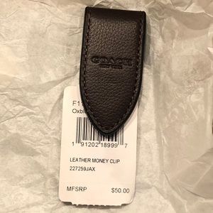 Coach money clip